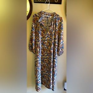 Girl with Curves Floral Print Dress Size Medium NWOT